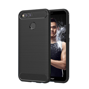 <span class=keywords><strong>Coque</strong></span> de téléphone portable en TPU et Fiber de carbone, étui de protection de haute qualité pour <span class=keywords><strong>Huawei</strong></span> <span class=keywords><strong>Honor</strong></span> <span class=keywords><strong>7X</strong></span> - Product Image 1