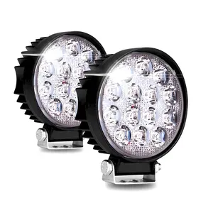 Buena calidad LED trabajo luz conducción 12V impermeable auto lámpara camión redondo LED Lámpara de trabajo