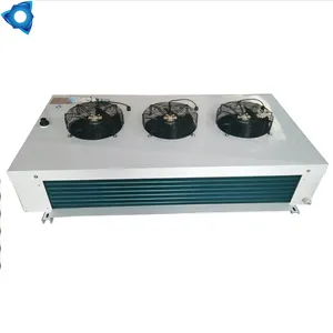 Evaporador resfriador de descongelamento curto tipo ad, armazenamento frio, dupla face, ar resfriado