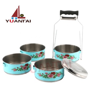 New Style Colorful Stainless Steel Lunch <strong>Box</strong> Food Container <strong>Tiffin</strong> <strong>Box</strong> of Thermal Food Carrier - Product Image 4