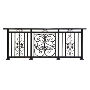 Main courante Jiaxing en acier massif, <span class=keywords><strong>garde</strong></span>-<span class=keywords><strong>corps</strong></span> en fer forgé robuste, <span class=keywords><strong>garde</strong></span>-<span class=keywords><strong>corps</strong></span> de sécurité, grille en fer pour balcon - Product Image 2