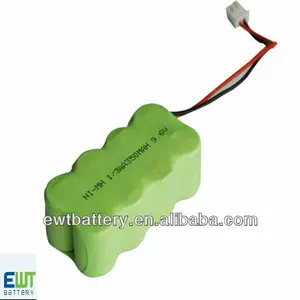 9.6 v 350 mah 1/3aa nimh बैटरी पैक