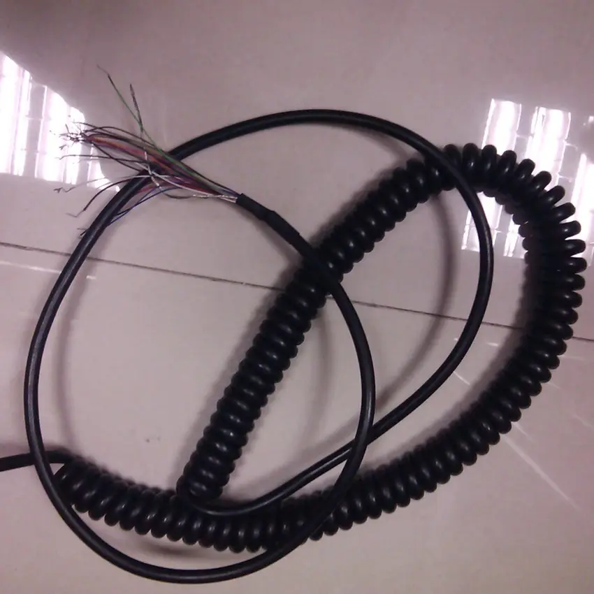 7 8 9 10 12 14 15 16 17 18 2122 26 Cores CNC MPG Spring Spiral Cable length customized