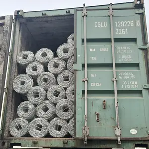 South America Market 1.6mm 500m Arame Farpado Hot Dipped Galvanized Barb Wire Fence Alambre De Puas Barbed Wire