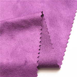 Tissu Keqiao 2026, tissu en daim éco extensible uni teint pour veste - Product Image 6