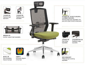 High back executive lift swivel <strong>chair</strong> office <strong>chairs</strong> without wheels Sunshine sunshine furniture mesh material - Product Image 2