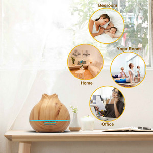 LED ultrasonido aroma difusor de aceite esencial humidificador de aire <span class=keywords><strong>aromaterapia</strong></span> purificador - Product Image 6