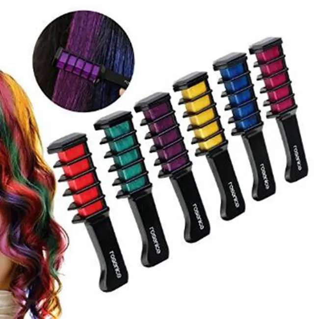 Temporary Magic Beauty Personal Care Change Hair Color Hair Chalk Comb Set