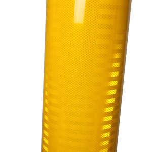 Film réfléchissant prismatique auto-adhésif de sécurité routière en vinyle réfléchissant de qualité identique à PC <span class=keywords><strong>EGP</strong></span> jaune 48 x 150 pieds 4083 - Product Image 4