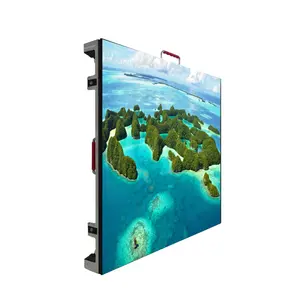 Full color P4.8 standard 768x768mm cabinet 192x192mm led module rental led screen video wall