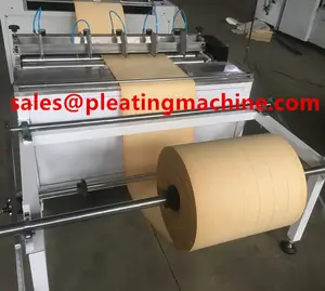 Filter Paper Pre Slitting And Knife Pleating Machine