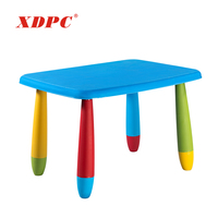 Mesa de Aprendizaje de Plástico para Niños de Jardín de Infancia con Patas Extraíbles al Mejor Precio