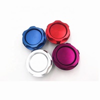 Luckyway CNC OEM Phôi Nhôm Động Cơ Dầu Filler Tank Cap Tại Thiết Kế Của Bạn