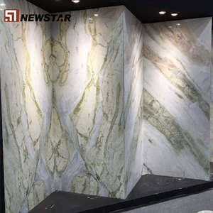 Dalles d'onyx bleu <span class=keywords><strong>ciel</strong></span> naturel, dalles de pierre d'onyx bleu vert clair cyan - Product Image 4