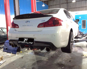 Carbone Diffuseur Arrière pour Infiniti G35 G37 G Série 4D Berline - Product Image 2