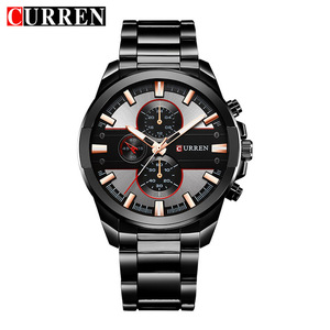Reloj de Pulsera de Cuarzo para <span class=keywords><strong>Hombre</strong></span> CURREN 8274, Casual, de Negocios y de <span class=keywords><strong>Lujo</strong></span> con Correa de Acero Inoxidable, Cronógrafo de Moda Resistente al Agua - Product Image 4
