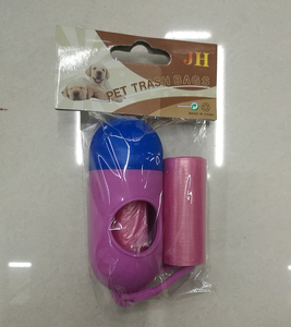 Plástico ecológico pastillas para mascotas perro forma Sling Bolsa PET waste bag dispensador con 1 unid bolsa de caca de perro - Product Image 6