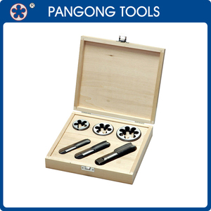 Kit de filetage pour robinet et filières, outil en acier, pour filetage 1/4 ", 3/8", 1/2 ", <span class=keywords><strong>6</strong></span> pièces, livraison gratuite - Product Image 2
