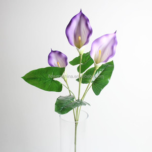 Nouveau plastique Calla Lily décoratifs Calla Lily fleurs pour la décoration - Product Image 1