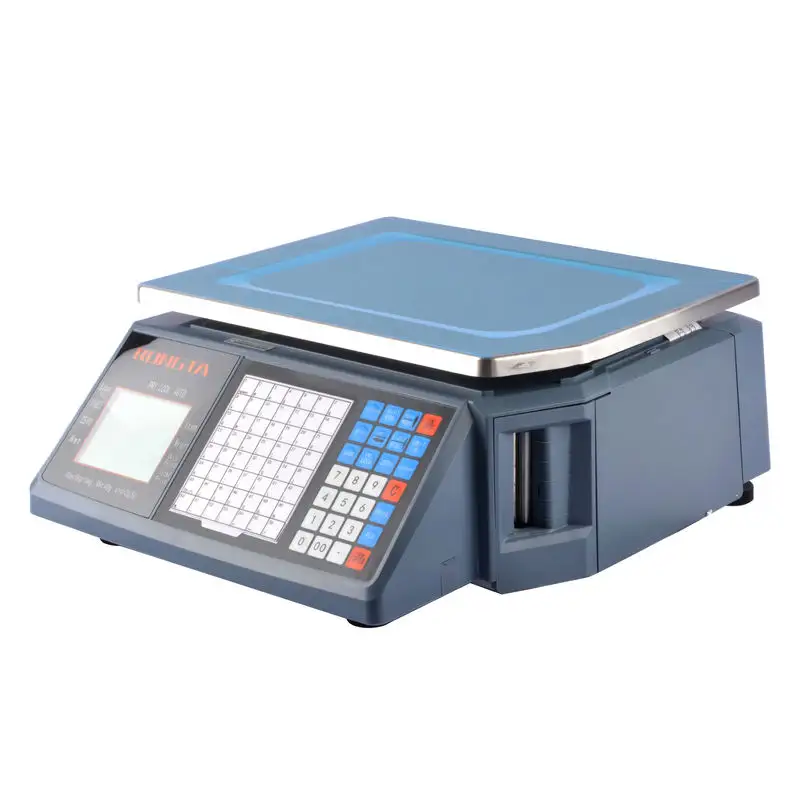 Electronic Balance Digital Barcode Label Printing Price Computing Scale Without Pole RLS1100B