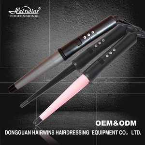 Nueva Tec Lcd PTC al por menor en línea diferentes tipos de cabello Rizador cónico de hierro Rodillos - Product Image 1