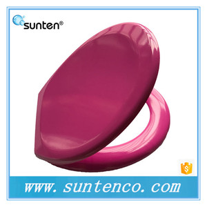 Venta caliente Fábrica Ralentizar Púrpura Urea Material Cubre Asiento Del Inodoro - Product Image 1