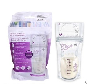 Sacs de conservation du <span class=keywords><strong>lait</strong></span> <span class=keywords><strong>maternel</strong></span> sans BPA 100ml 250ml 4oz 8oz, double fermeture éclair, pré-stérilisés, pochettes de congélation, impression personnalisée, vente en gros - Product Image 4