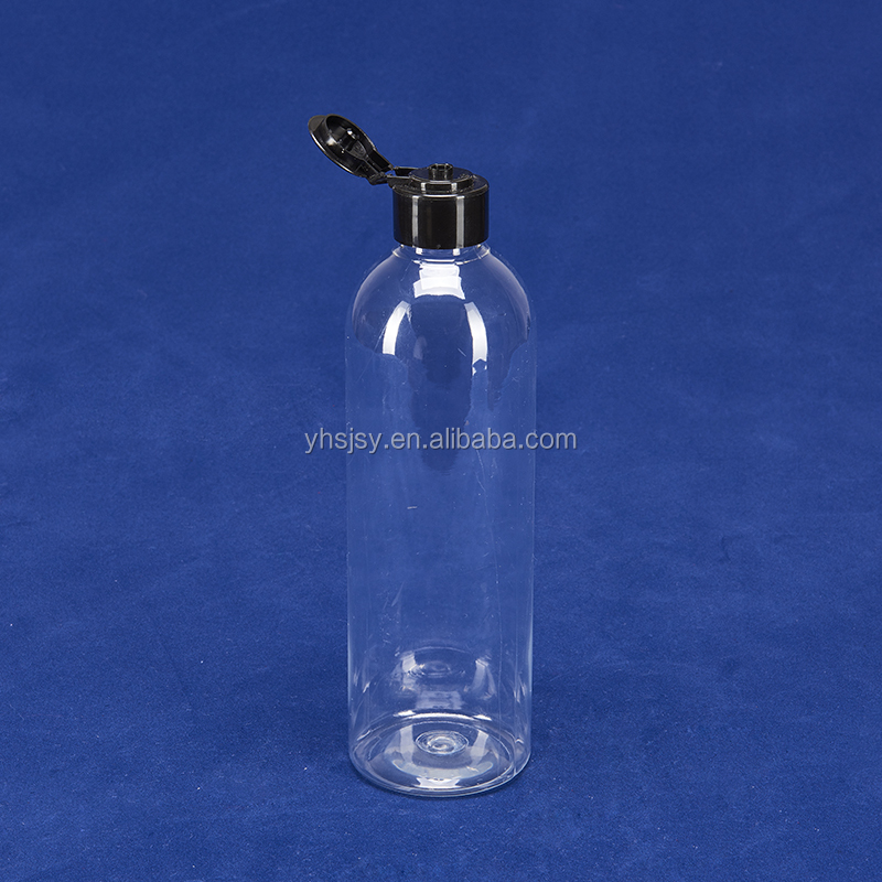 Champú de limpieza Flip Top botella captransparent PET tapa