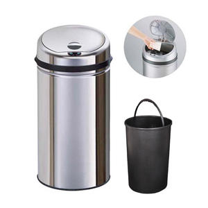 Ventas calientes 42L Ronda interior móvil Sensor de acero inoxidable <span class=keywords><strong>basura</strong></span> - Product Image 5