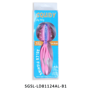 Yeni Gelen 14.5cm Çelik Balık Kalamar Yemi Ahtapot Etekleri ve Işıklı Kalamar Etekleri Balıkçılık Yemi Kalamar Yemi - Product Image 4