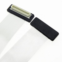 Câbles FFC LVDS personnalisés à 31 et 41 broches DF9-41V-1S, assemblage pour l'électronique, pas de 0,4 mm, conducteur en cuivre étamé, conforme RoHS