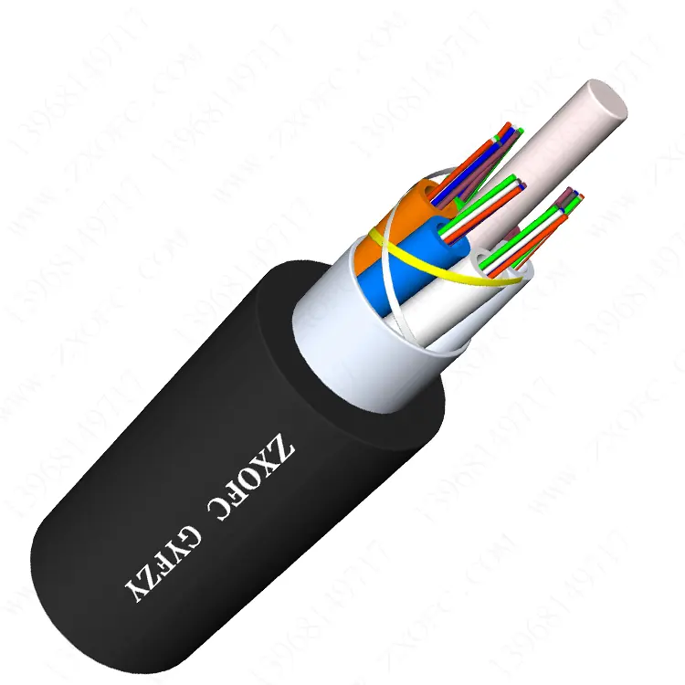 GYFZY full dry flame retardant fiber optical cable all dry non metal optical cable