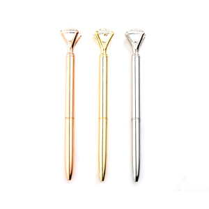 Quà Tặng Sang Trọng Mới Biểu Tượng Tùy Chỉnh Khuyến Mại Pha Lê Lớn Kim Cương Bút Bi Đa Màu Tinh Thể Bút Bi Bán Buôn - Product Image 2