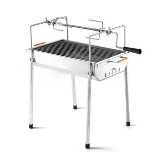 Stainless Steel Barbecue <strong>Grill</strong> <strong>Indoor</strong> Charcoal <strong>BBQ</strong> <strong>Grill</strong> - Product Image 1