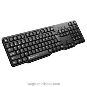 China factory basic PS2 USB connector computer office use 2 colors key caps water resistance gamer pack wired keyboard