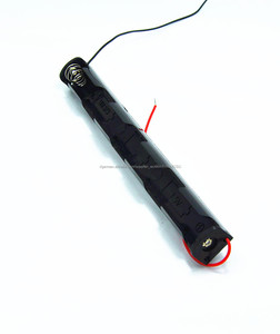 4,5 V 3xAA Zelle (<span class=keywords><strong>UM</strong></span>-3 * 3) Schwarz Kunststoff Batteriehalter-kasten-kasten Lange typ - Product Image 2