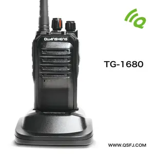 Công suất cao 8 wát 3500 mAh walkie 20 km range cảnh sát quân đội đàm QuanSheng TG-1680 cầm tay