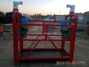 מכירה לוהטת סין יצרן Zlp800 אלומיניום סגסוגת מושעה פלטפורמת/נדנדה שלב/מנוע מעלית מערכת/גונדולה/תליית פיגום - Product Image 5