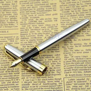 Quality Metal Pen Office School Supplies Promotional Metal Custom Logo Pen Wedding Return Gift Baoer Metal Fountain Pen
