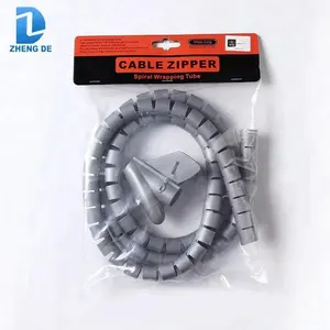 High quality white transparent cable spiral wrap