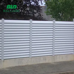 Aluminium Louvre Fence Panel, Aluminium Slat Louvered Fence