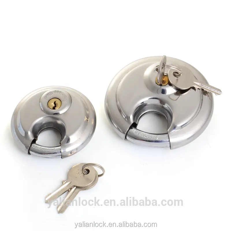 Bán Hot New Phong Cách Thời Trang Stainless-Đĩa thép Padlock