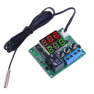 DC 12V Programmable Mini Digital Thermostat Temperature Controller Switch with Waterproof NTC Sensor Probe