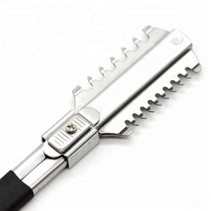 Cuchilla reemplazable de doble filo recto, maquinilla de afeitar, Barbero, <span class=keywords><strong>afeitadora</strong></span> de <span class=keywords><strong>pelo</strong></span> - Product Image 2