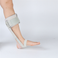 Orthèse Tibio-Pédieuse AFO Attelle Gouttière Soutien Chute du Pied Orthèse pour Cheville-Pied avec Sangle