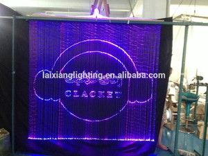 2015 Zhongshan cortina de luz de fibra de iluminación llevado <span class=keywords><strong>restaurante</strong></span> de <span class=keywords><strong>la</strong></span> pared <span class=keywords><strong>la</strong></span> luz decorativa óptica con mando <span class=keywords><strong>a</strong></span> dista - Product Image 5