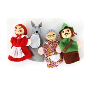 Marionnettes à doigts de <span class=keywords><strong>conte</strong></span> de fées <span class=keywords><strong>Le</strong></span> <span class=keywords><strong>Petit</strong></span> <span class=keywords><strong>Chaperon</strong></span> <span class=keywords><strong>rouge</strong></span> pour la maternelle, vente chaude - Product Image 1