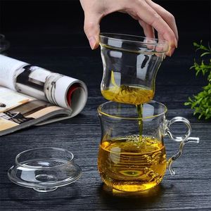 <span class=keywords><strong>Tazza</strong></span> <span class=keywords><strong>da</strong></span> Tè in Vetro con Infusore e Coperchio 300-500ML Teiera con Infusore - Product Image 3