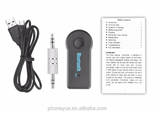 <span class=keywords><strong>3</strong></span>.<span class=keywords><strong>5</strong></span> <span class=keywords><strong>MM</strong></span> Audio Stereo Music Home Adaptador Transmisor Receptor para el Altavoz Del <span class=keywords><strong>Bluetooth</strong></span> Del Coche Manos Libres Inalámbrico - Product Image 5