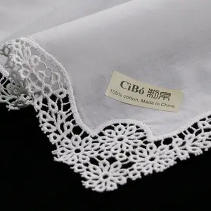 A006 хлопковые кружевные носовые платки премиум-класса, вязаные крючком носовые платки для женщин/женщин, свадебный подарок